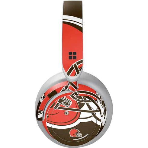 NFL Cleveland Browns Large Logo Surface Headphones Skin